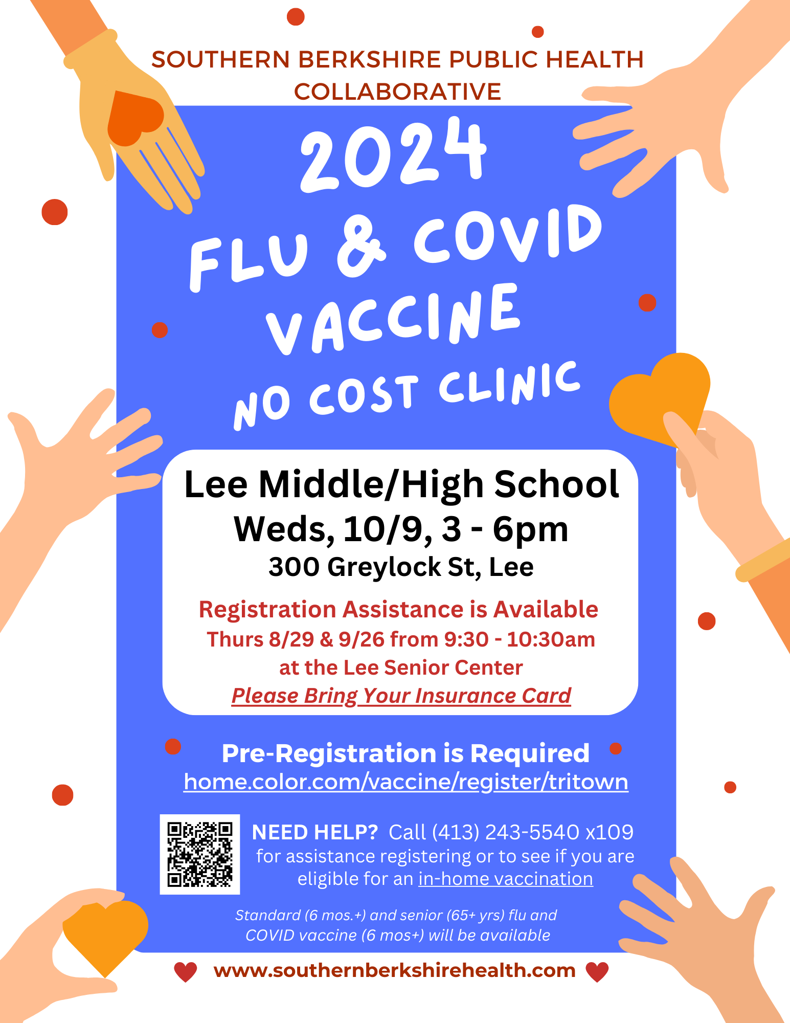 Lee Middle/High School Clinic Flyer