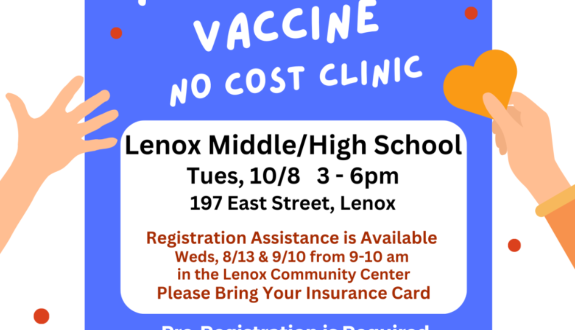 Flyer for 10/17/24 Clinic at Claire Teague Senior Center